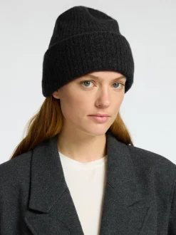 Selected Femme naisten pipo Slfmaline Knit Beanie, musta
