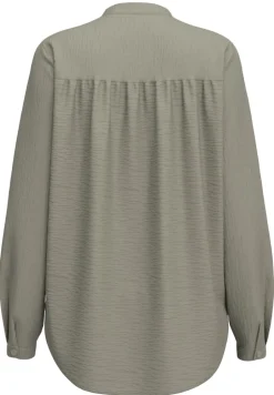Selected Femme Naisten Pusero, SLFMIVIA LS TOP B Khaki
