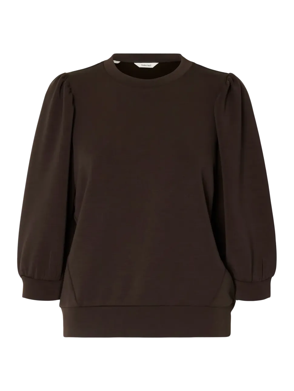 Selected Femme Naisten Pusero, SLFTENNY 3/4 SWEAT TOP NOOS Delicioso