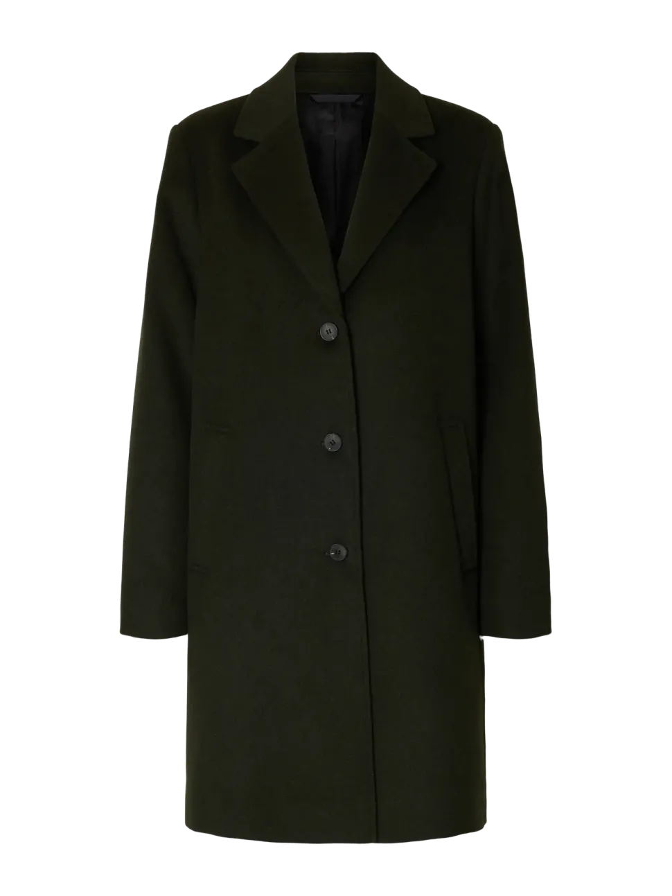 Selected Femme naisten takki, SLFSASJA LANO COAT Deep Depths Melange