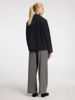 Selected Femme naisten takki, SLFALMA SHORT WOOL JACKET Musta