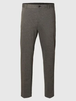 Selected Miesten Housut SLIM AITOR TROUSER NOS Ruskea Kuosi