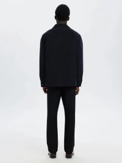 Selected miesten paitatakki, SLHREGTATE CORD OVERSHIRT Sky Captain