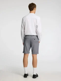 Selected Miesten Shortsit, SLIM LUTON FLEX SHORTS Sininen Kuosi