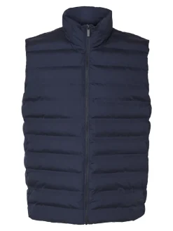 Selected miesten toppaliivi, BARRY QUILTED GILET Tummansininen