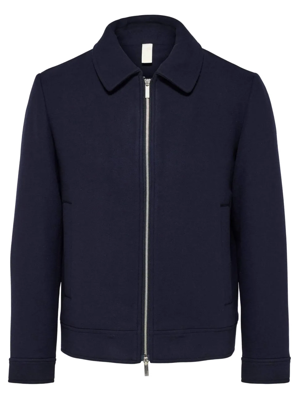 Selected Miesten Villakangastakki, FILIP WOOL JACKET Tummansininen