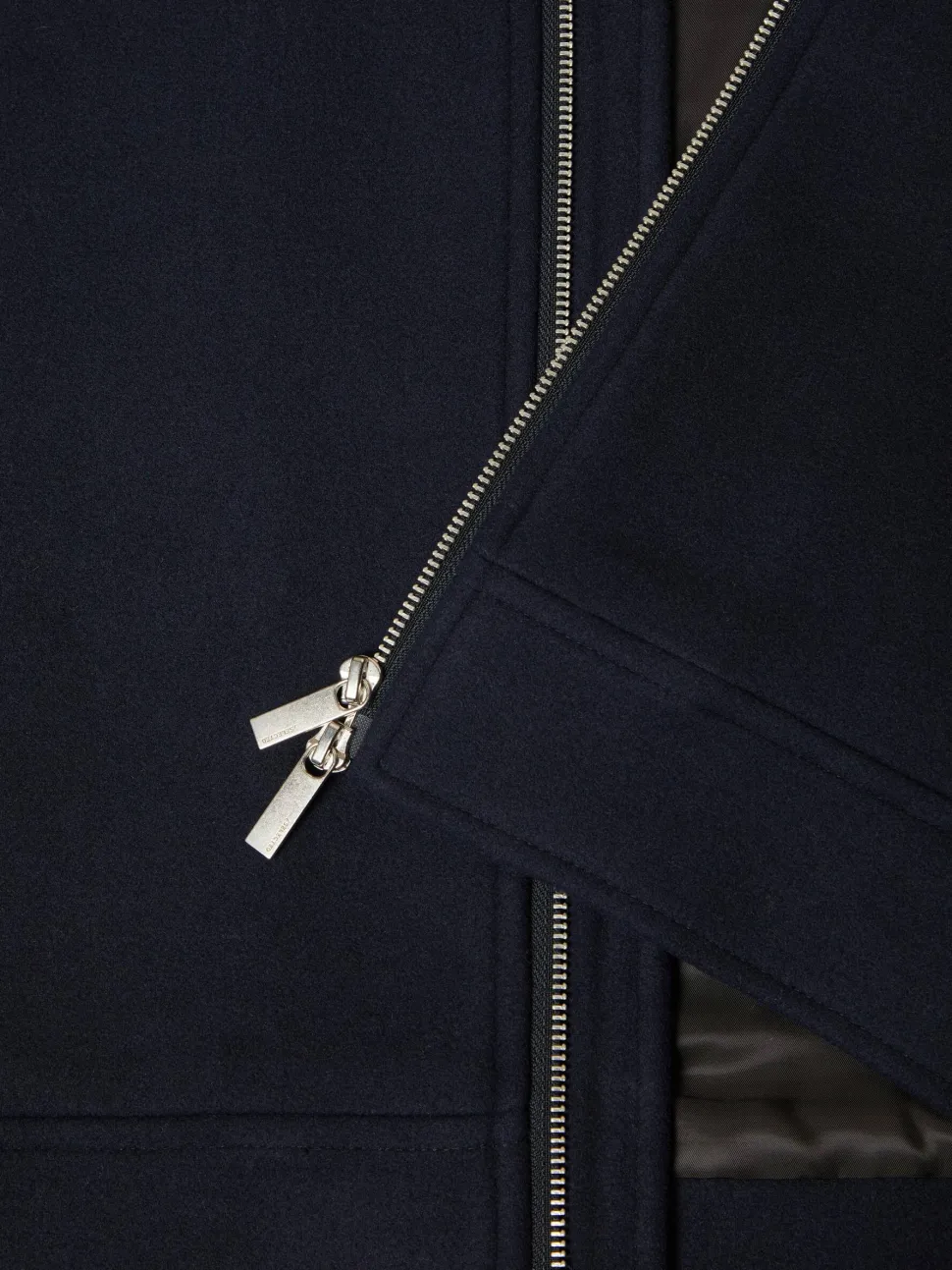 Selected Miesten Villakangastakki, FILIP WOOL JACKET Tummansininen
