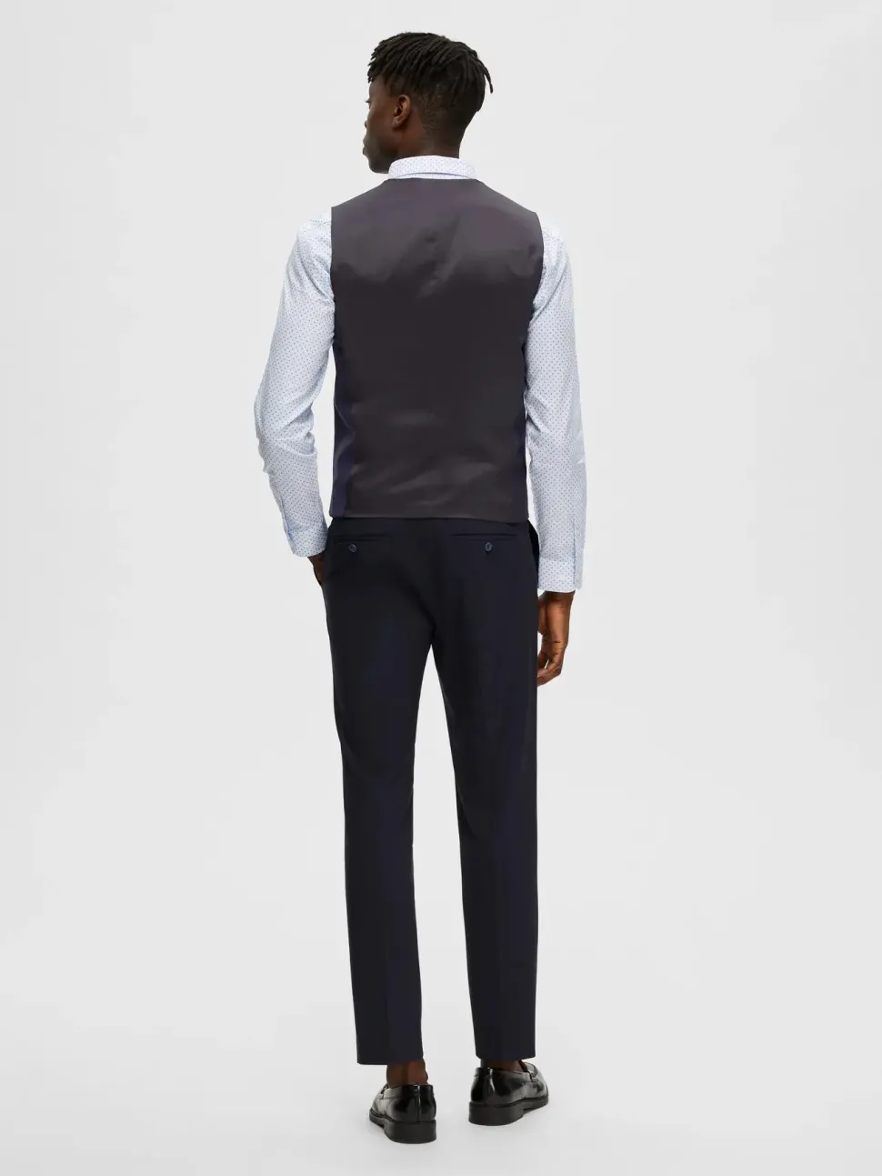 Selected Pukuliivi, LIAM VEST FLEX Navy Blazer