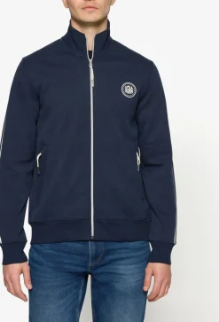 Signal miesten collegepaita Mattssi Zip Sweat Cardigan, tummansininen