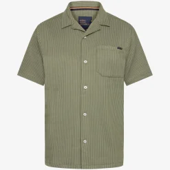Signal miesten kauluspaita, WILLY SI SHIRT Raidallinen Vihreä