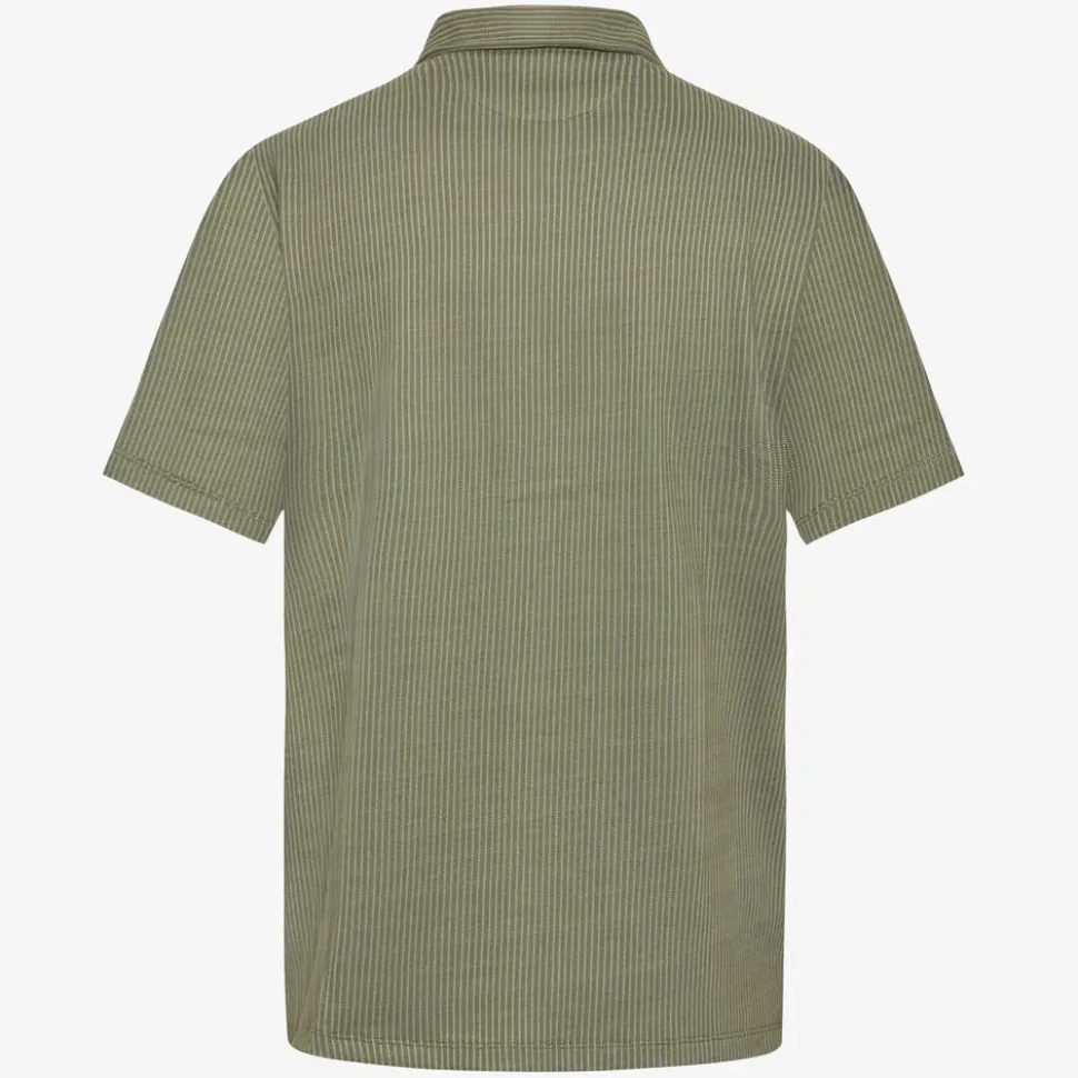 Signal miesten kauluspaita, WILLY SI SHIRT Raidallinen Vihreä