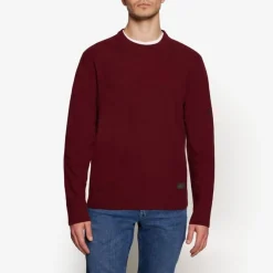 Signal miesten neulepusero RICCOSI KNIT, punainen