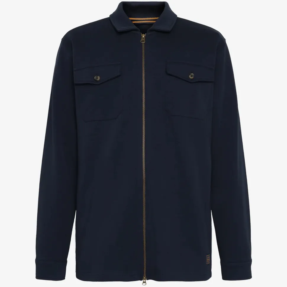 Signal miesten paita, BERTLE ZIP OVERSHIRT Tummansininen