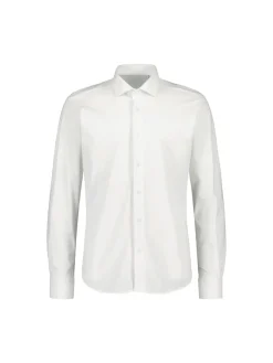 Sinnuu Miesten Kauluspaita PERFORMANCE TECHNICAL SHIRT LS, MADE IN EUROPE Valkoinen