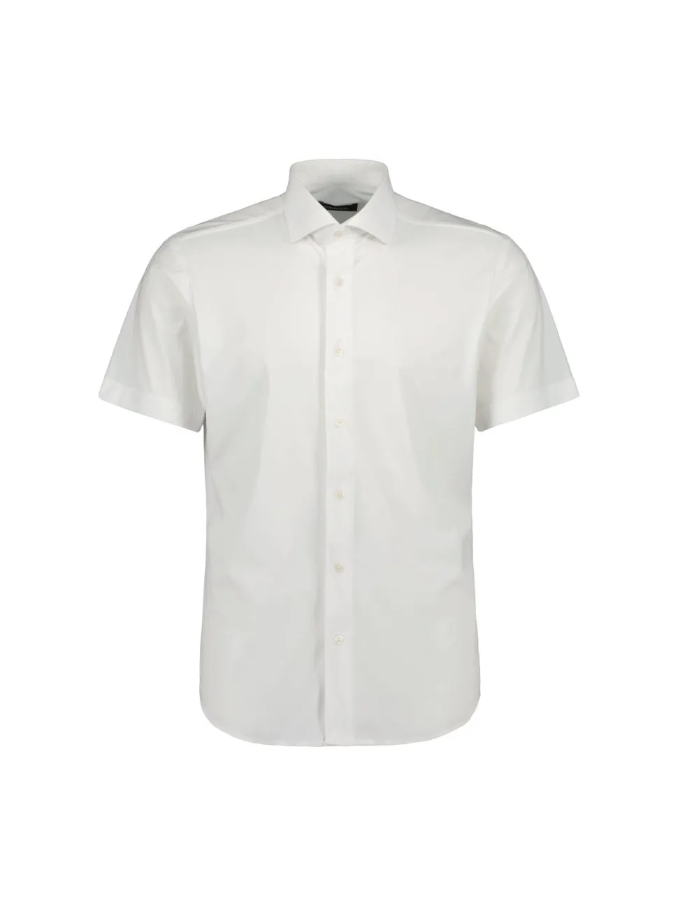 Sinnuu Miesten Kauluspaita, Technical Performance Shirt SS, Made in Europe, Valkoinen