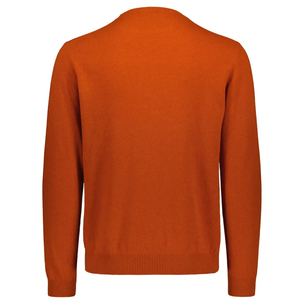 Sinnuu Miesten Neule, Wool Cashmere O Oranssi