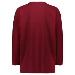 Sinnuu Naisten Paita Sinnuu Overshirt T-Shirt LS Viininpunainen
