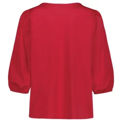 Sinnuu naisten pusero Nora Pusero V-neck, punainen