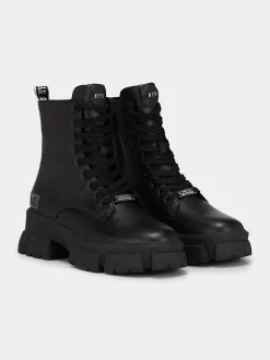 Steve Madden Naisten Kengät, TANKER BOOT Musta