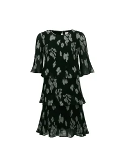S.T.I naisten mekko, CALINDA DRESS 105 CM Vihreä Kuosi