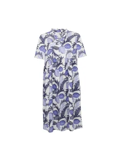 S.T.I naisten mekko, IIDA DRESS 110CM Sininen Kuosi