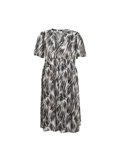 S.T.I naisten mekko, INARI DRESS Musta Kuosi