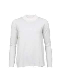 S.T.I Naisten Neule, BAILEY KNIT 62CM Luonnonvalkoinen