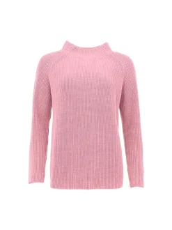 S.T.I naisten neulepusero OENNA KNIT 68CM, vaaleanpunainen