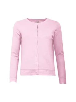 S.T.I naisten neuletakki, MIRAME CARDIGAN 58CM Vaaleanpunainen