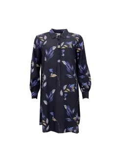 S.T.I naisten tunikamekko, KENLIA TUNIC DRESS Sininen Kuosi