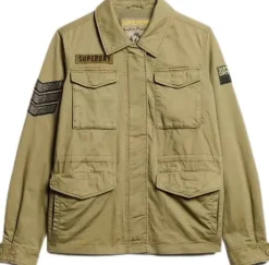 Superdry naisten takki, Embellished M65 Military Jkt Khaki