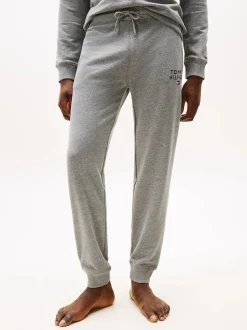 Tommy Hilfiger Collegehousut K TRACK PANT, keskiharmaa