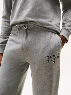 Tommy Hilfiger Collegehousut K TRACK PANT, keskiharmaa