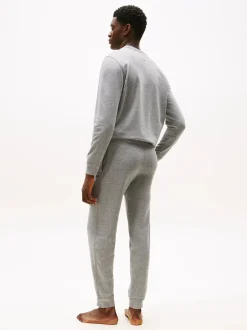 Tommy Hilfiger Collegehousut K TRACK PANT, keskiharmaa