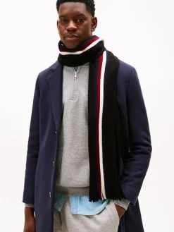 Tommy Hilfiger huivi K TH RWB RACHELLE SCARF, musta