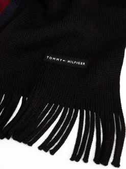 Tommy Hilfiger huivi K TH RWB RACHELLE SCARF, musta