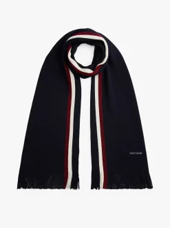 Tommy Hilfiger huivi K TH RWB RACHELLE SCARF, tummansininen