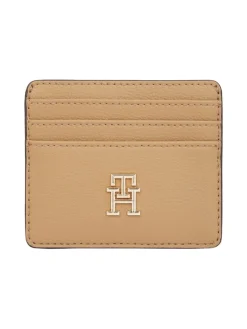 Tommy Hilfiger Korttikotelo, TH SOFT LOGOTAPE CC HOLDER Vaalea Beige