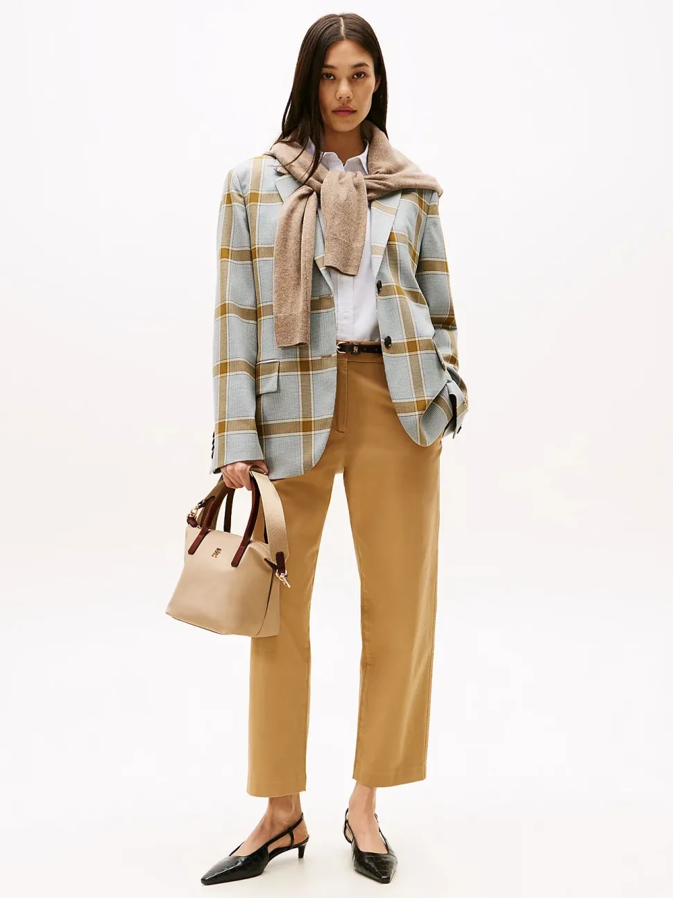 Tommy Hilfiger laukku POPETTE MINI TOTE, vaalea beige