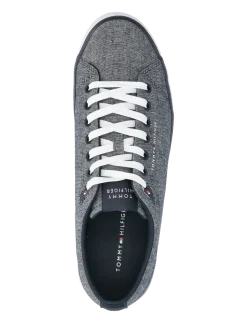Tommy Hilfiger meisten tennarit, TH HI VULC LOW CORE CHAMPRAY Sininen Kuosi