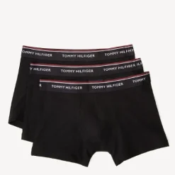 Tommy Hilfiger Miesten Bokserit 3 kpl Musta