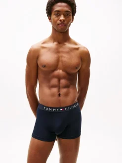 Tommy Hilfiger miesten bokserit, K 3 PACK TRUNK DTM, 0S2 Sininen