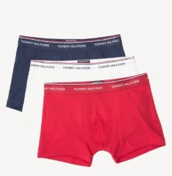 Tommy Hilfiger Miesten Bokserit 3 kpl Monivärinen Kuosi