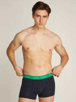 Tommy Hilfiger Miesten Bokserit 3-Pack, 3P WB TRUNK Monivärinen Kuosi