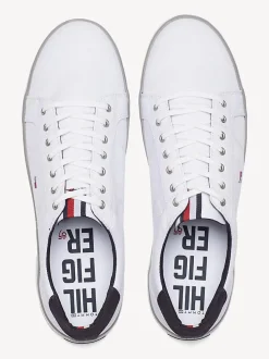 Tommy Hilfiger Miesten Canvastennarit H2285ARLOW 1D Valkoinen