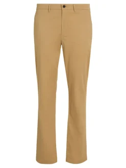 Tommy Hilfiger Miesten Housut, CHINO DENTON PRINTED STRUCTRE Beige
