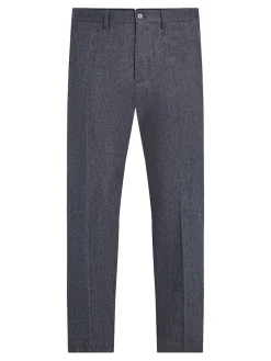Tommy Hilfiger Miesten Housut, DENTON BRUSHED SOLID Tummansininen