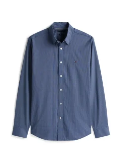 Tommy Hilfiger miesten kauluspaita, PERFORMANCE CHECK RF SHIRT Sininen Kuosi