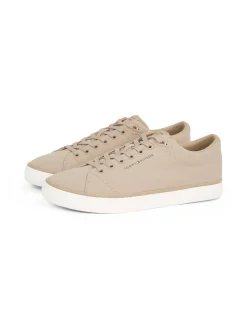 Tommy Hilfiger miesten kengät, TH HI VULC LOW CORE CANVAS Beige