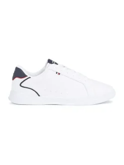 Tommy Hilfiger Miesten Kengät, LO CUP LTH DETAIL Valkoinen